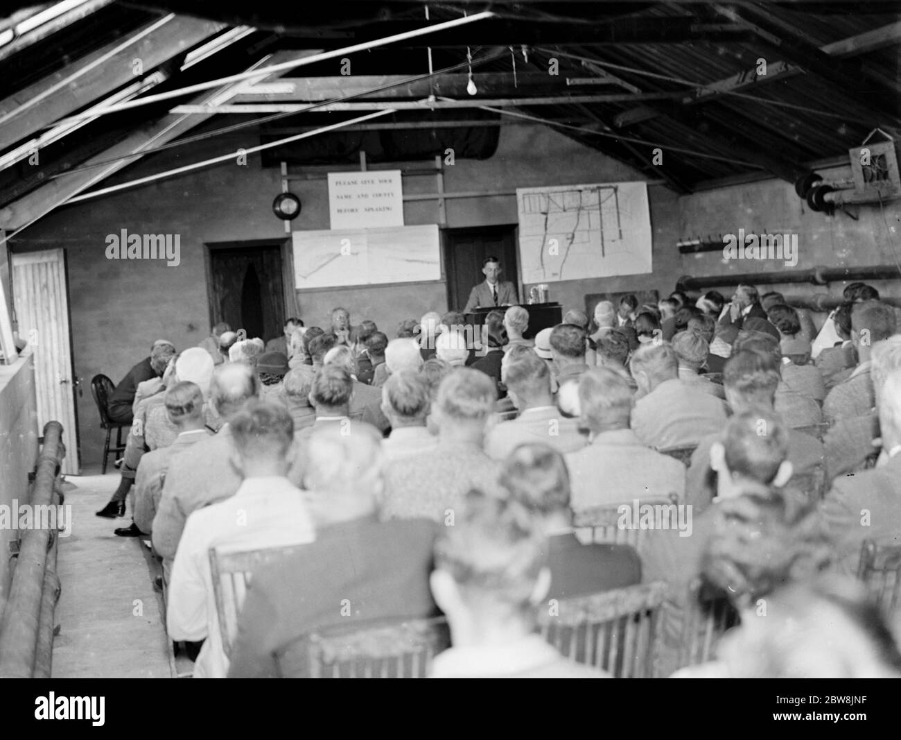 Una lezione alla Stazione di Ricerca di East Malling . 1935 . Foto Stock