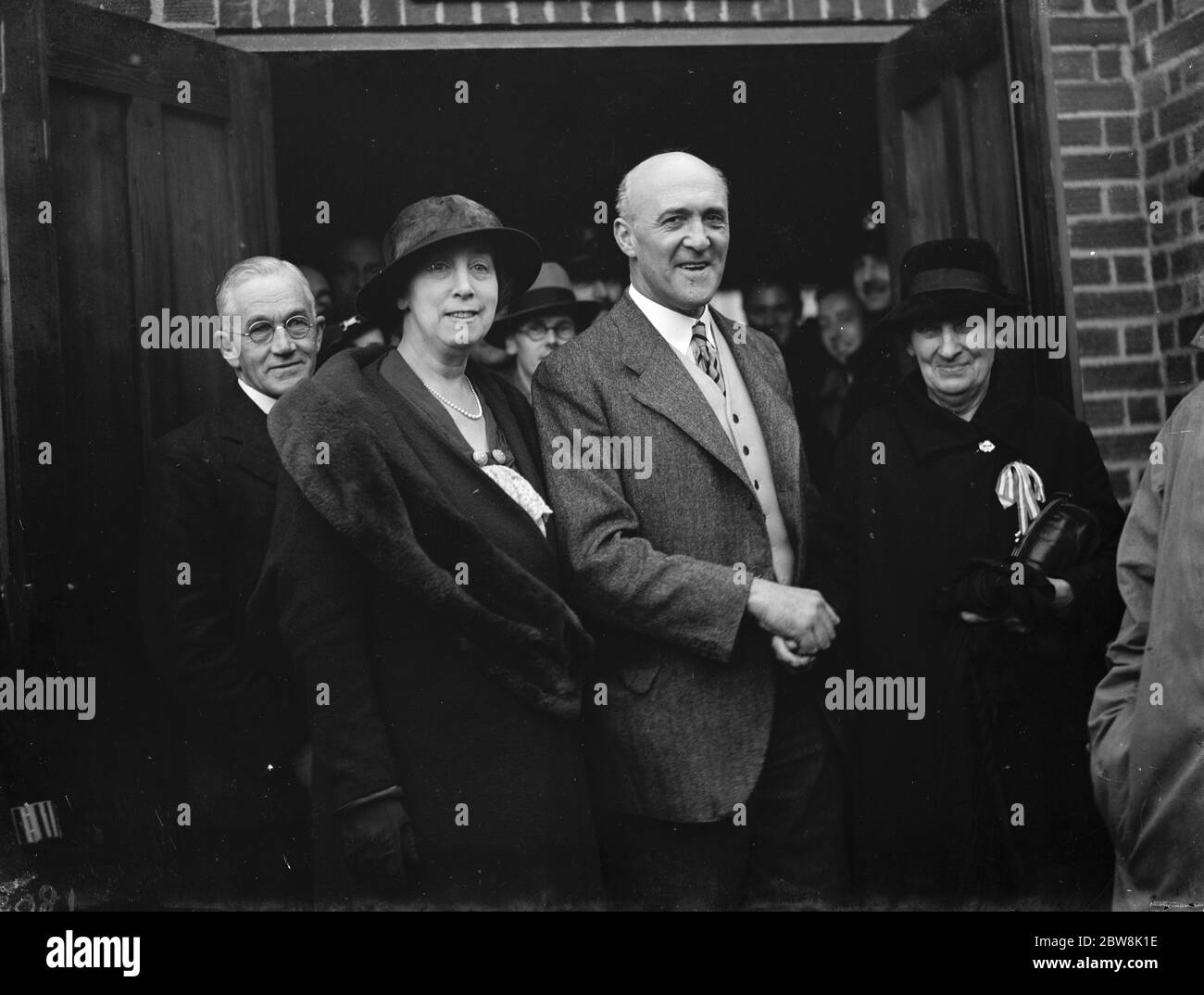 Lady e Sir W Smithers . 1935 . Foto Stock
