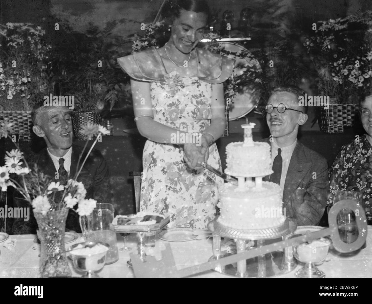 La festa di AGE di Miss Haken . 1935 . Foto Stock