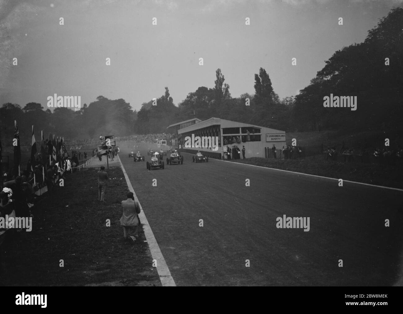 Inizio della corsa del Road Racing Club al Crystal Palace . 1937 Foto Stock