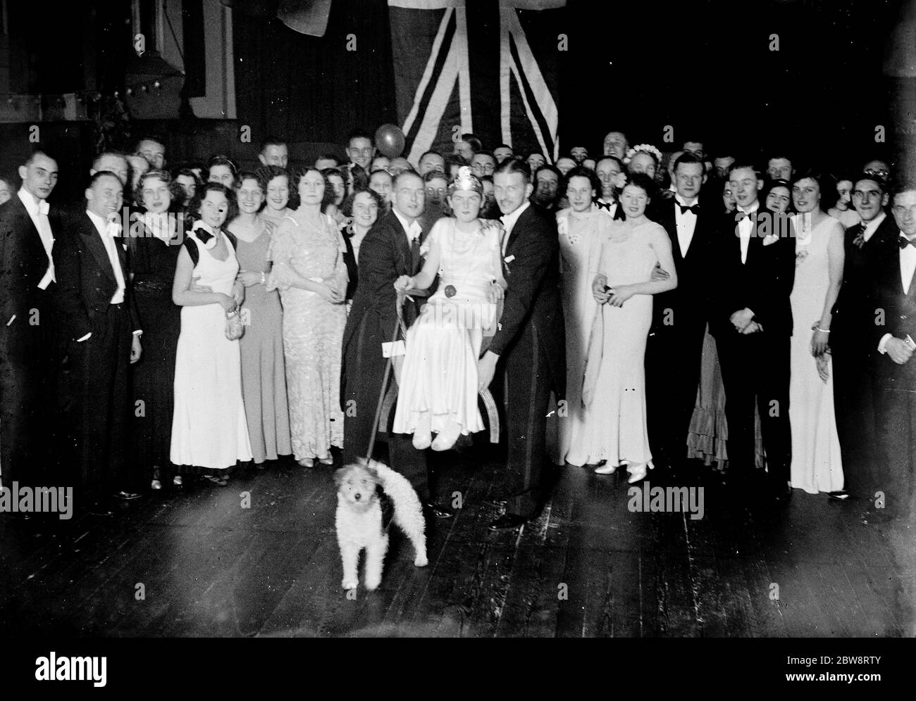 Un grande gruppo all'Imps con la Beauty Queen Orpington. 1935 Foto Stock