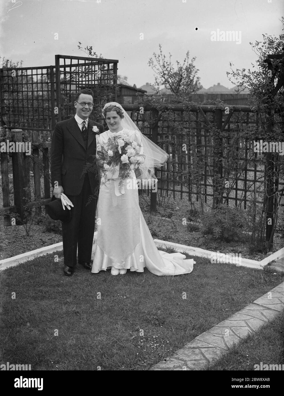 Il matrimonio di McMahon e J. 23 aprile 1938 Foto Stock