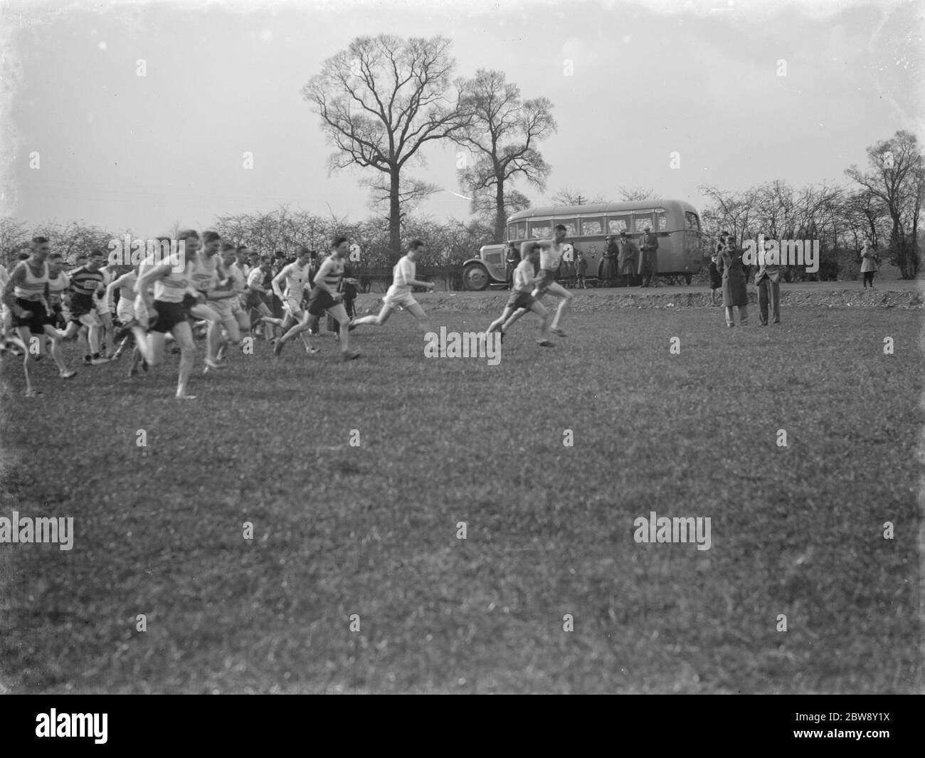 Campionato di fondo della contea del sud . 1937 Foto Stock