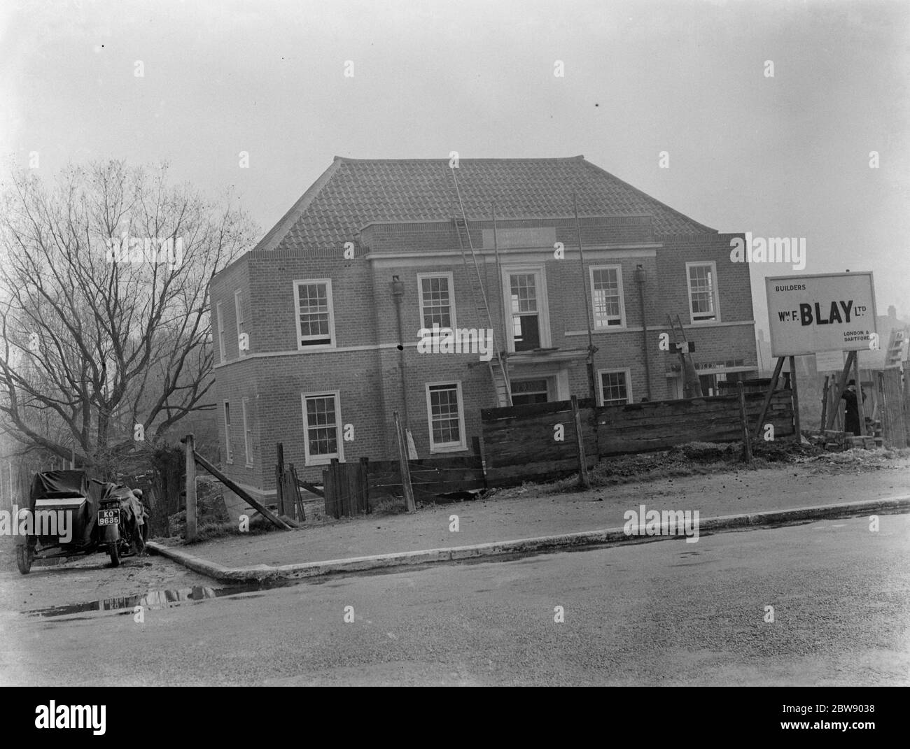 La nuova sede della ambulanza a Dartford , Kent . 1937 Foto Stock