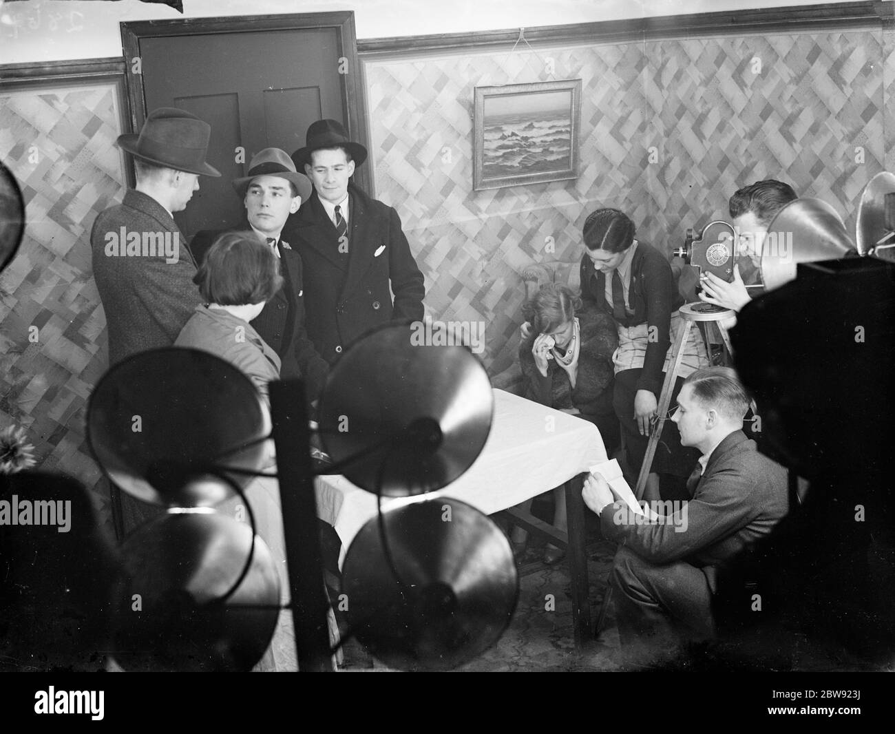 Il Cine Club Eltham tiene una serata di film . 6 marzo 1936 Foto Stock