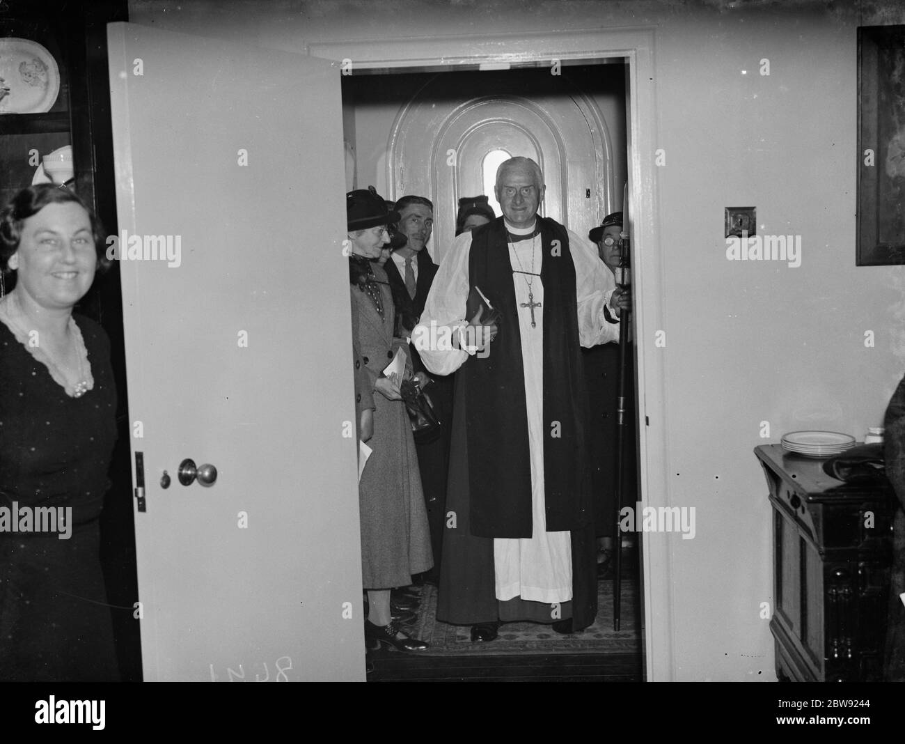 Dr. Richard Godfrey Parsons , Vescovo di Southwark, Londra . 12 aprile 1938 Foto Stock