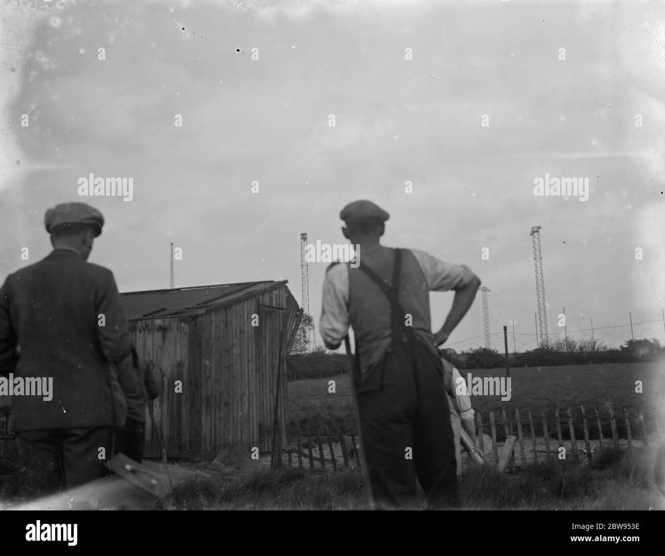 Northweald stazione wireless a Essex . 1936 Foto Stock