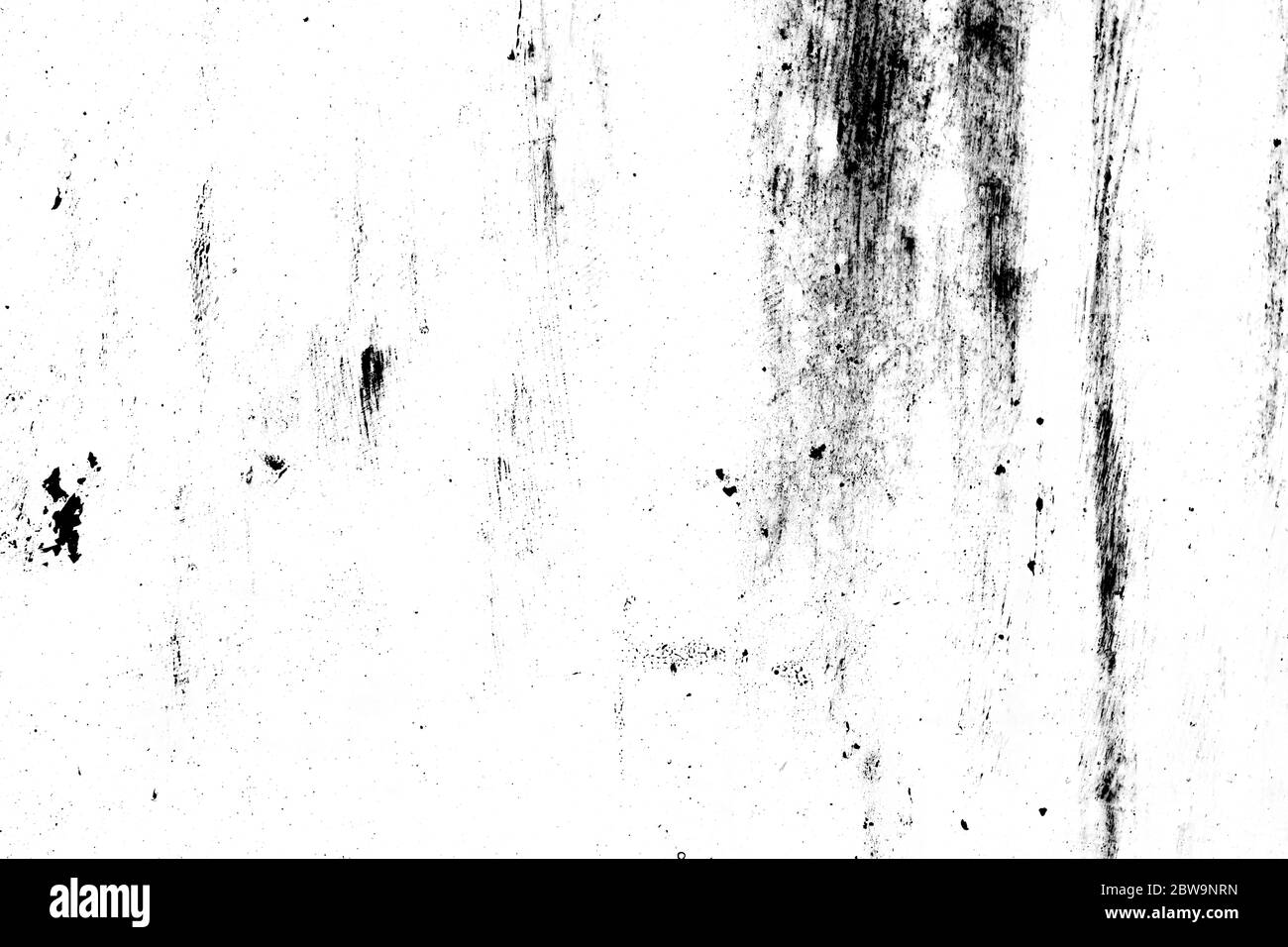 grunge metallo e polvere graffiare sfondo nero e bianco texture Foto Stock