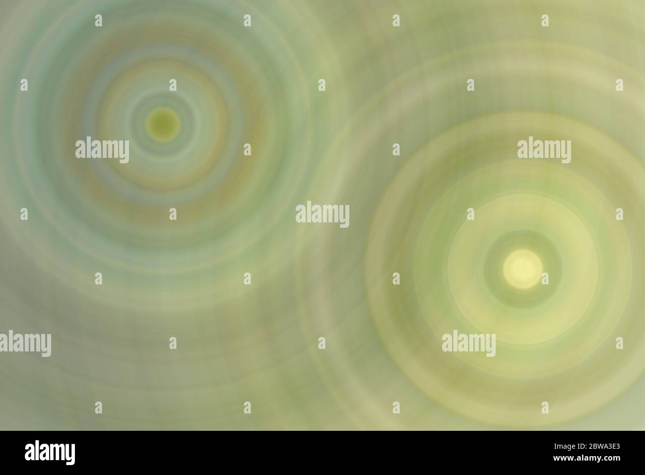 Sfondo astratto di sfumatura del movimento radiale del cerchio di spin di tono verde. Foto Stock