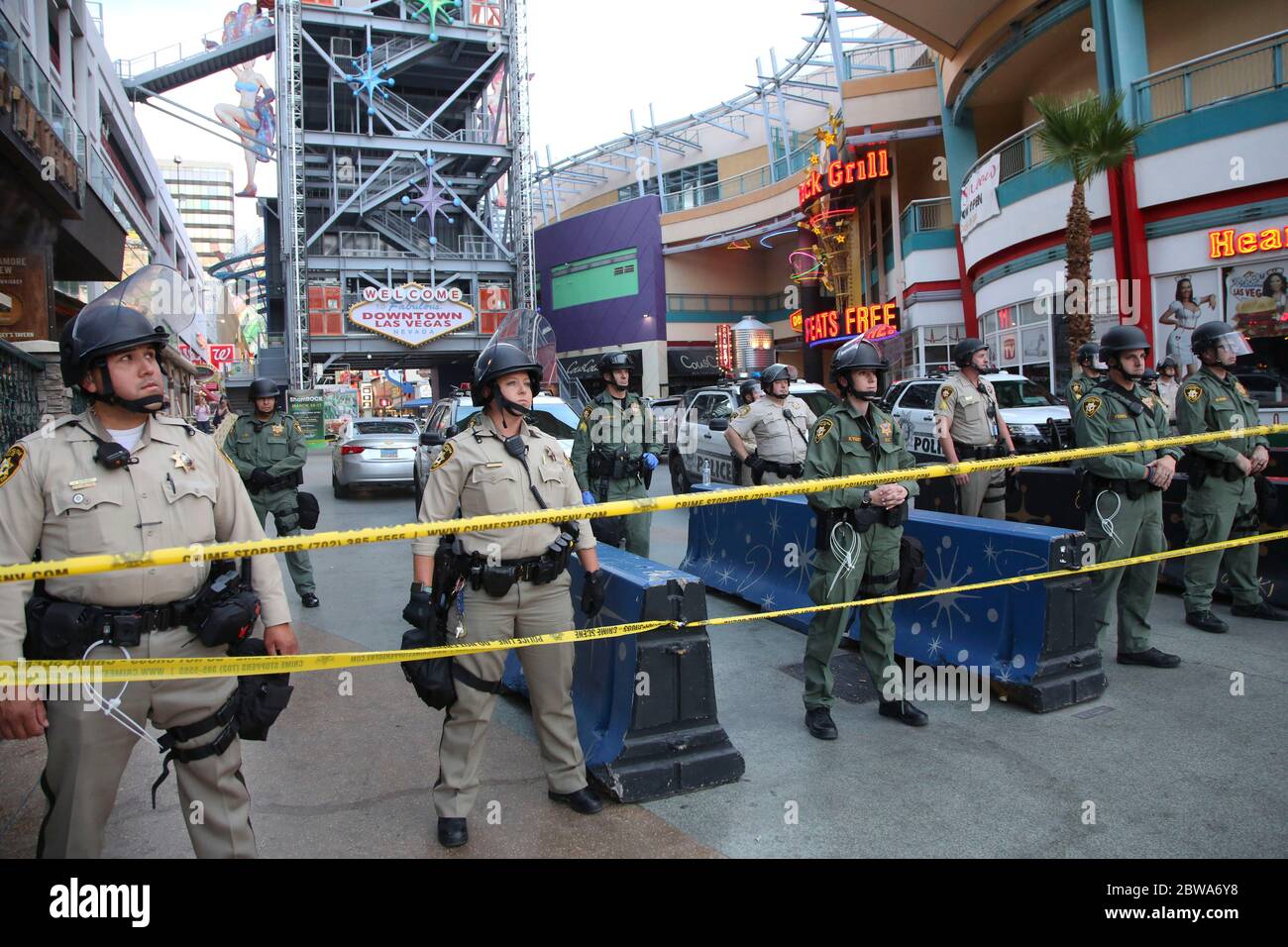 Las Vegas, Stati Uniti. 30 maggio 2020. Las Vegas, NV - 30 maggio 2020: Dimostrazione per George Floyd nel parco container del centro il 30 maggio 2020 a Las Vegas, Nevada. (Credit: Peter Noble/The Photo Access) Credit: The Photo Access/Alamy Live News Foto Stock