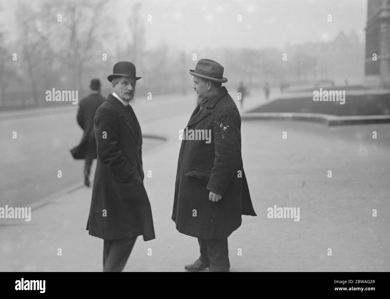 L'Ufficio di lavori Strike il sig. Charles Duncan, M. P e il sig. John Beard ( sec dell'Unione dei lavoratori 1° febbraio 1925 Foto Stock