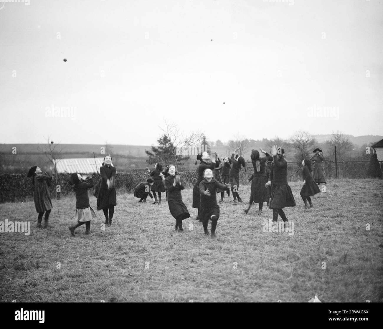 A Chailey è stata creata una casa per bambini che soffrono di shock raid. 13 novembre 1917 Foto Stock