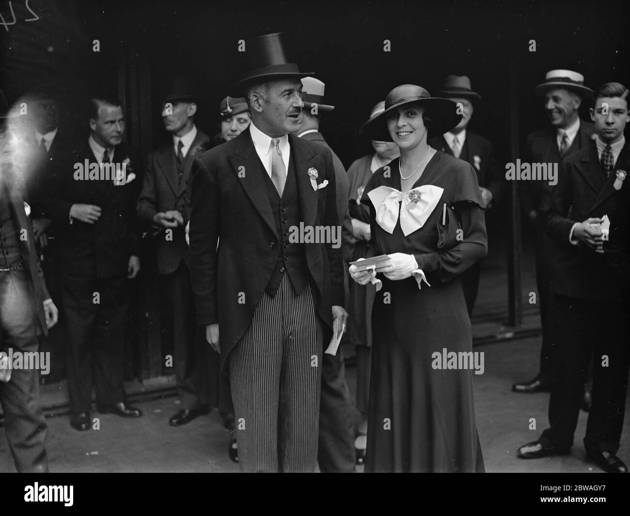 Elezione di Sheriffs a Guildhall Samuel , G Joseph e sua moglie Foto Stock