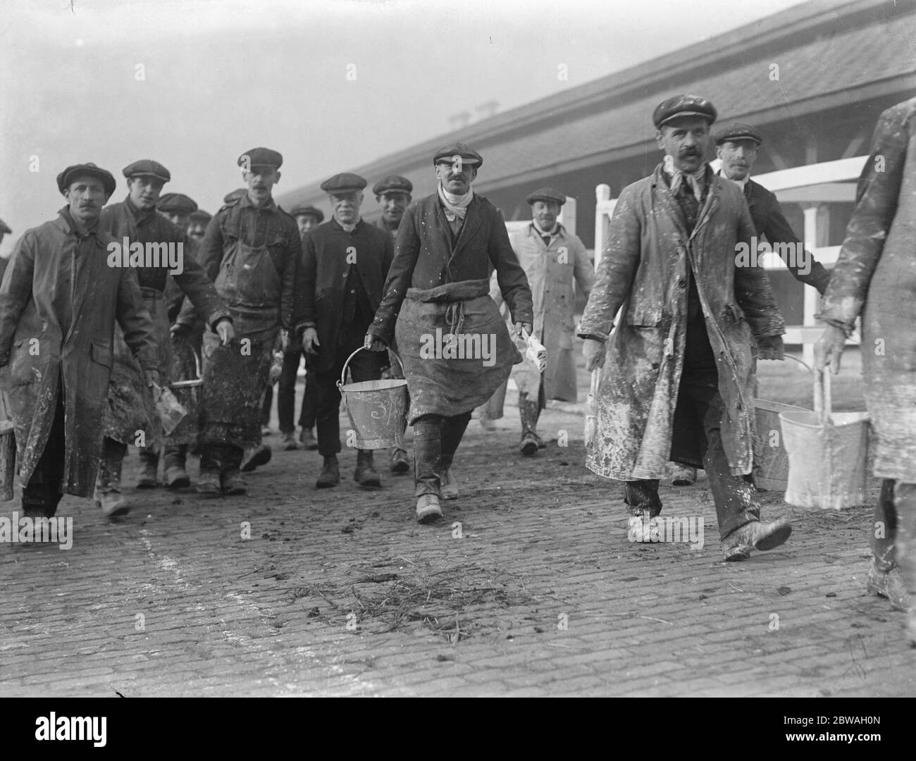 Precauzioni contro l'afta epizootica a Islington, Londra . Foto Stock