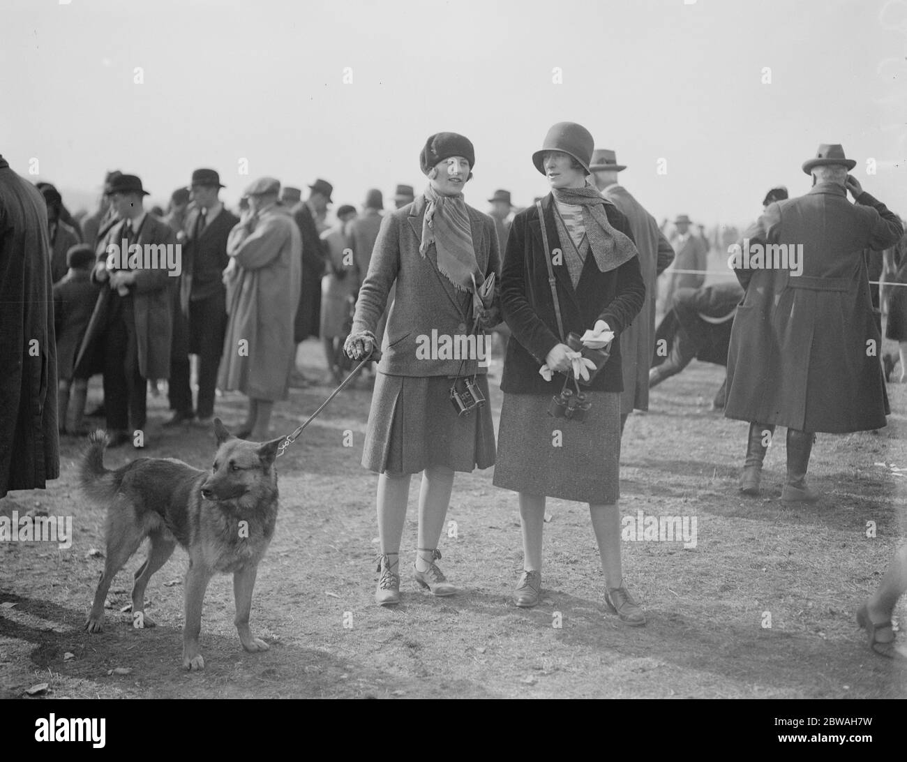 Da Bursley Hunt Point a Point presso il Monte Farly Miss e Rennie e Lady Carden Foto Stock