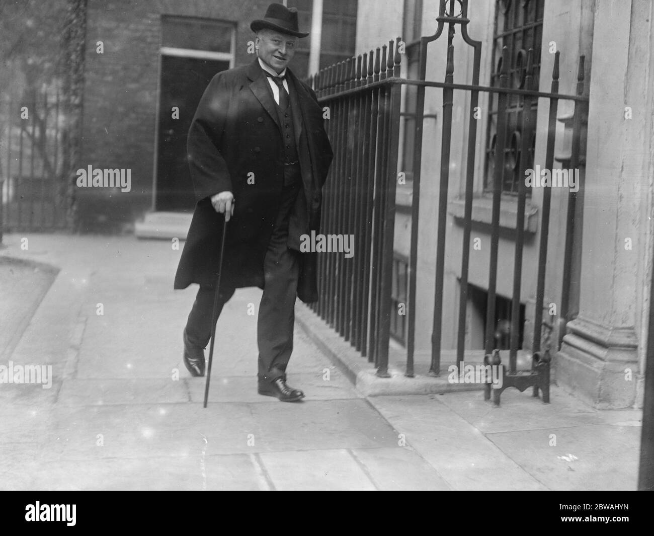 A Downing Street Lord Curzon 16 ottobre 1922 Foto Stock