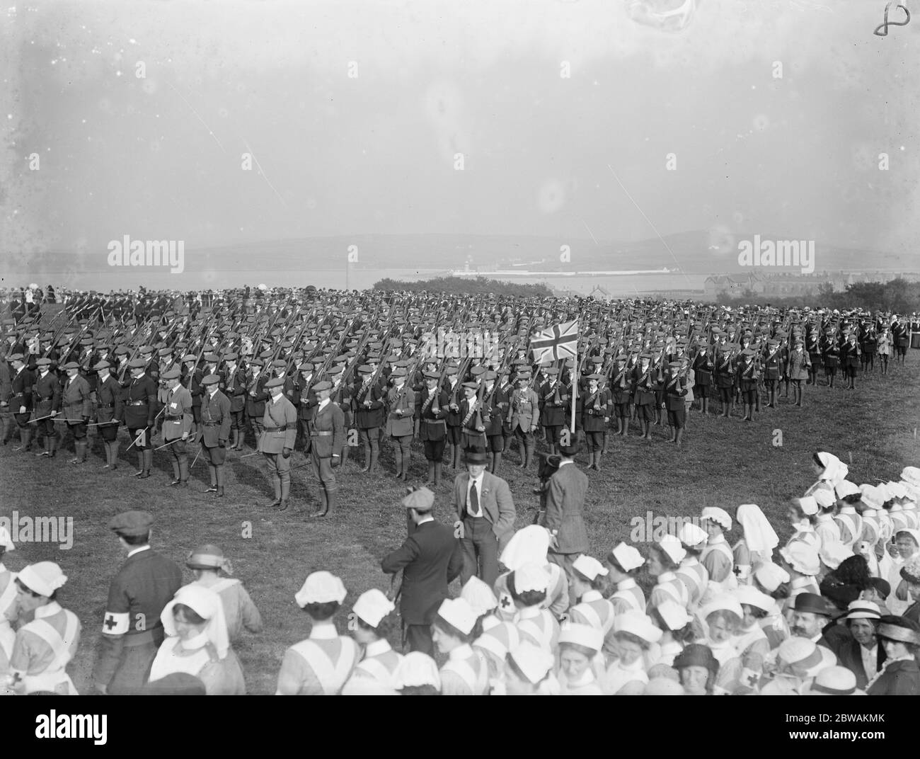 Dimostrazione di Ulster Larne a Drumbeg Foto Stock