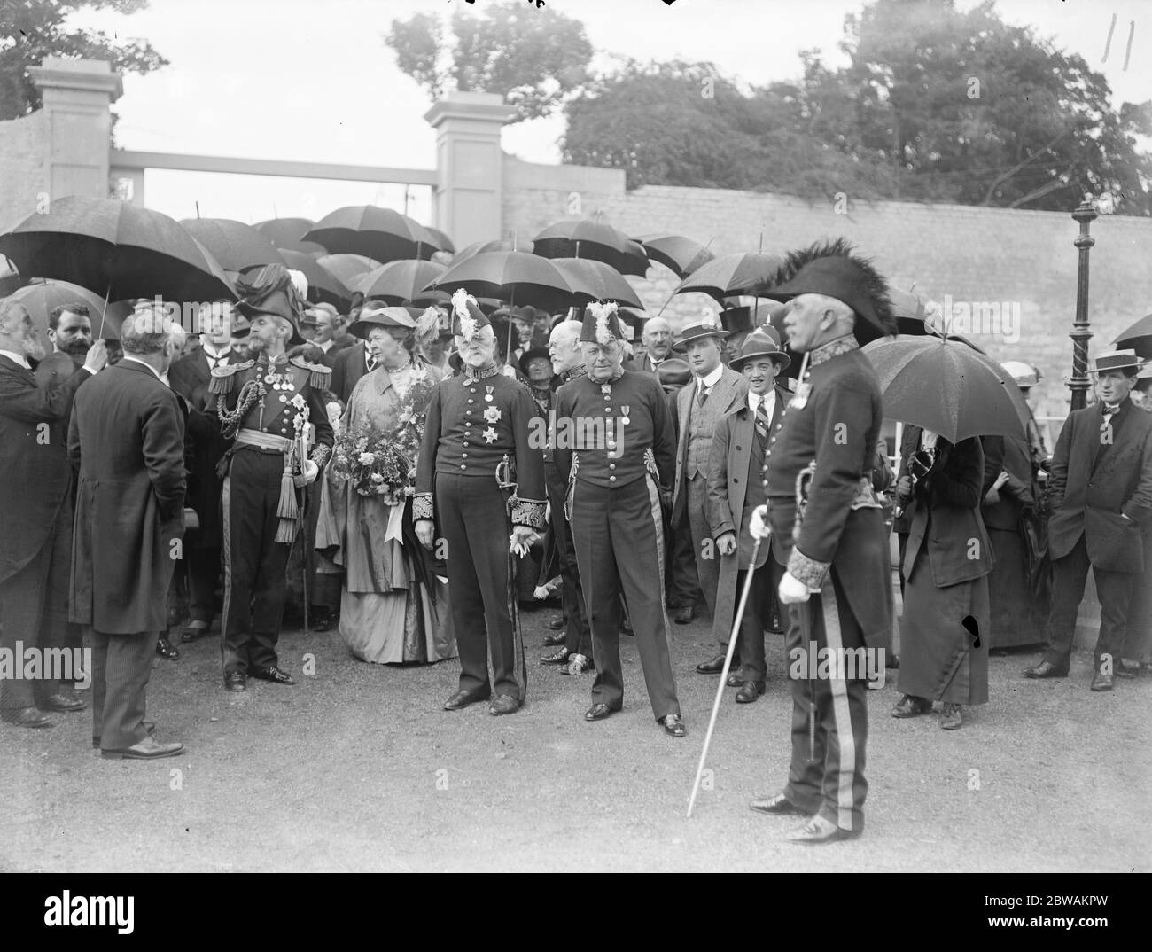 Civic Exhibition a Dublin Lord and Lady Aberdeen , Sir James Brown Dougherty e Birrel Foto Stock