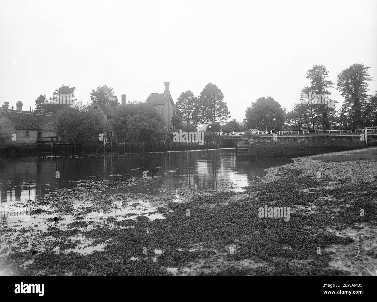 Beaulieu River nell'Hampshire, Inghilterra 1926 Foto Stock