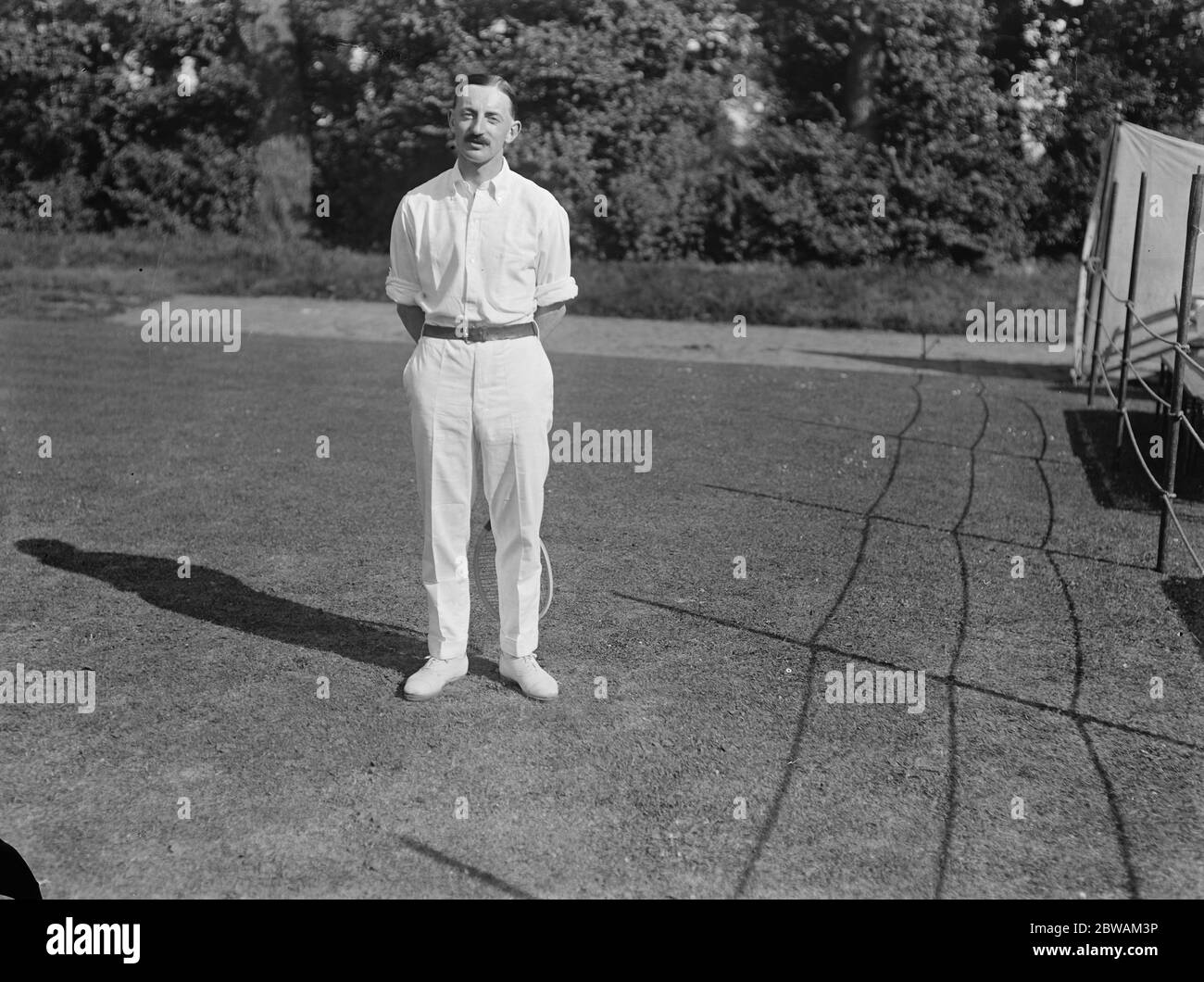 A R F Kingscots , Tennis player 21 aprile 1924 Foto Stock