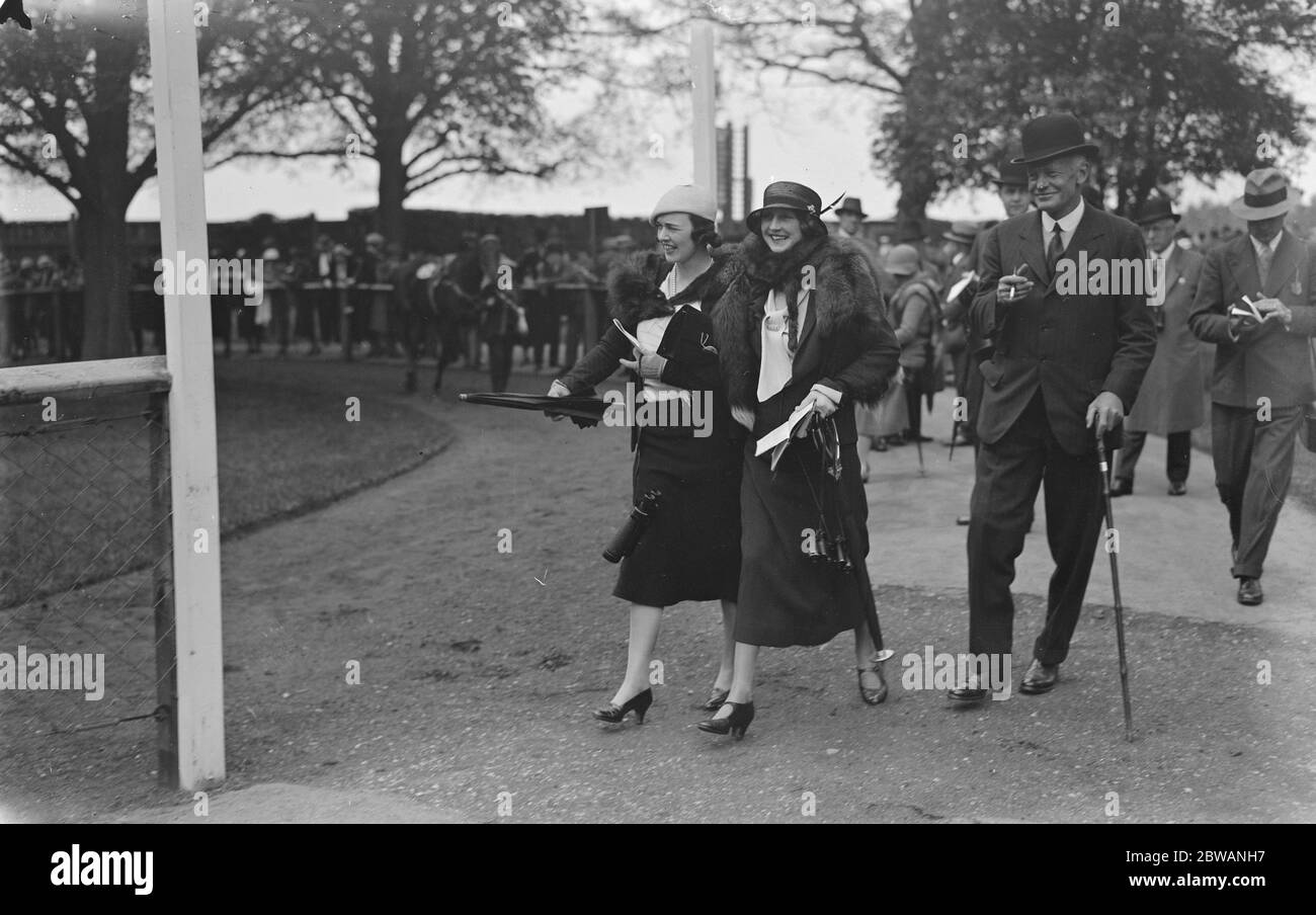 Al Brigadier generale di Gatwick R C De Crespigny 12 maggio 1933 Foto Stock