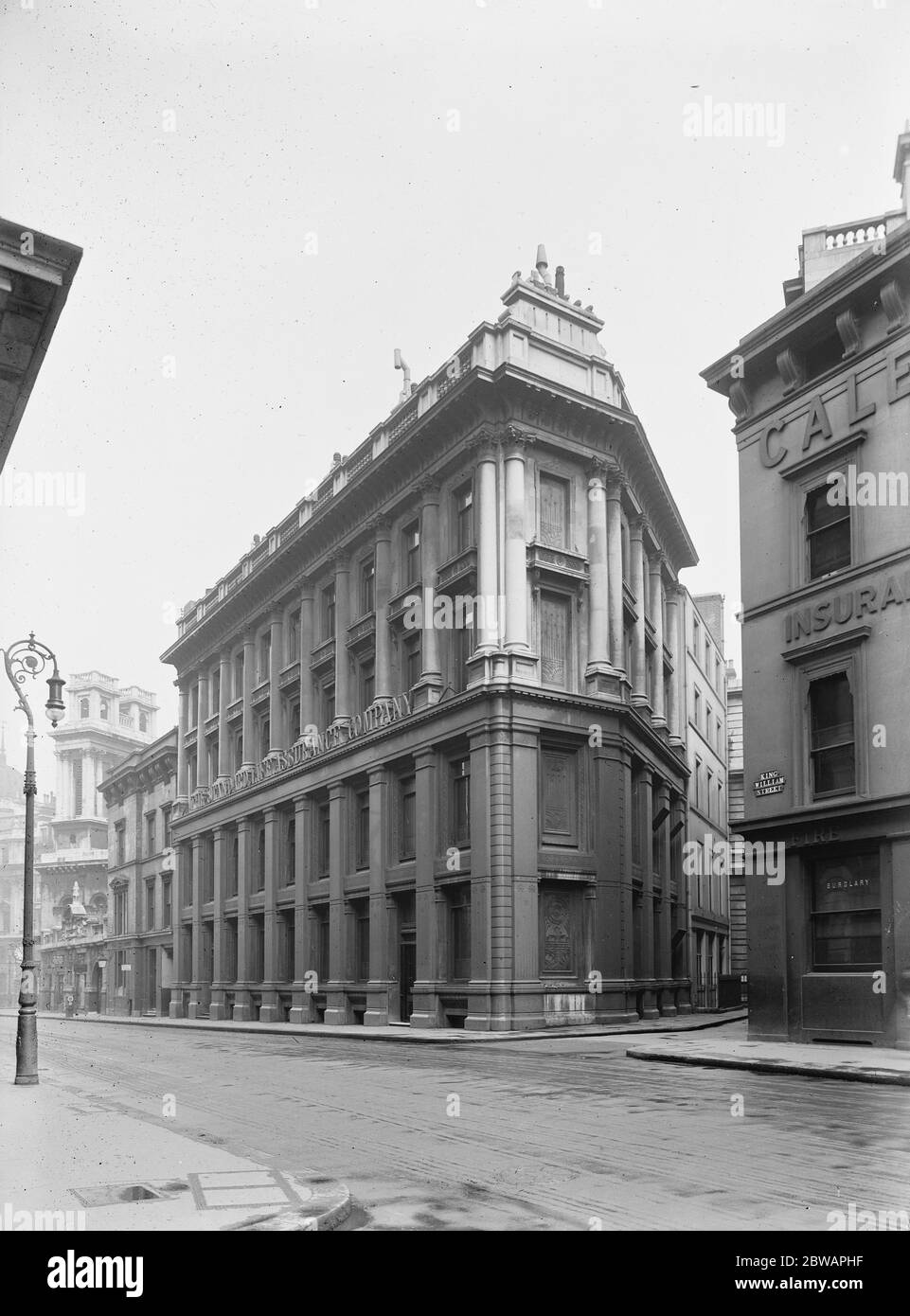Londra , King William Street 5 maggio 1920 Foto Stock