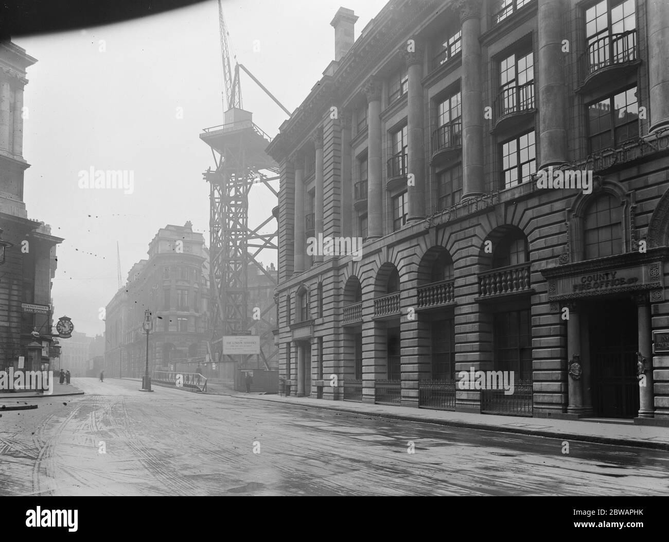 Londra , County Fire Office , Lombard Street 9 maggio 1920 Foto Stock
