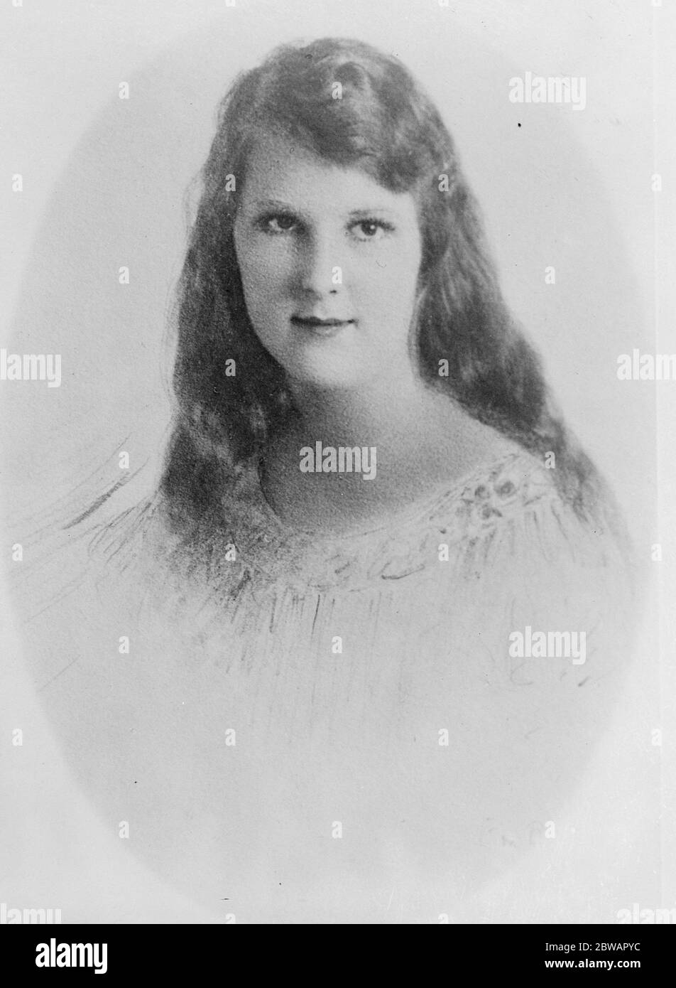 S.A.R. la Principessa Giovanna di Savoia , la figlia più giovane di re Vittorio e della regina Elena 13 aprile 1922 Foto Stock