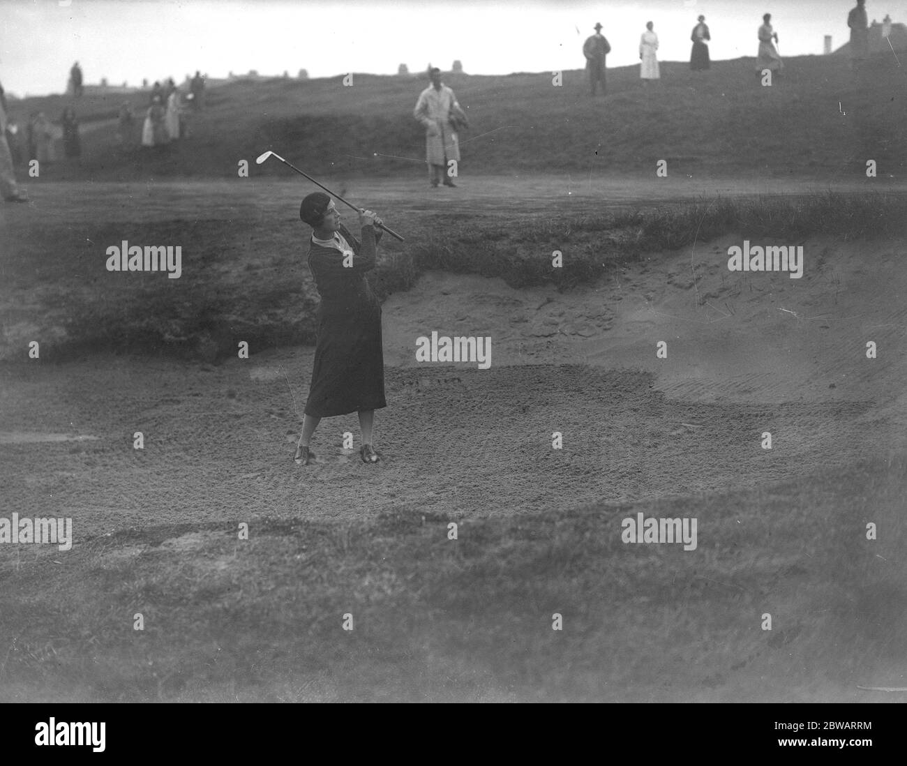 Ladies Golf Union English Ladies Close Golf Championship al Seacroft Golf Club , Skegness Miss Mary Johnson ( Hornsea ) sul campo . Foto Stock