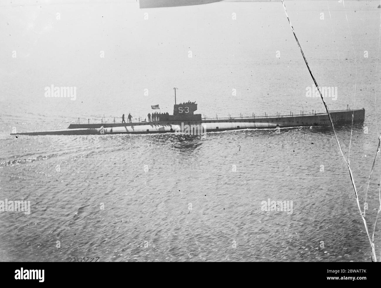 USS S S-3 è stato il prototipo dei sottomarini di classe S di tipo governativo della marina degli Stati Uniti 16 settembre 1920 Foto Stock