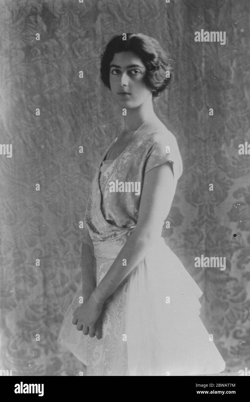 H R H Principessa Giovanna (in seguito Ioanna) di Savoia, figlia del re Vittorio e della regina Elena 5 settembre 1922 Foto Stock