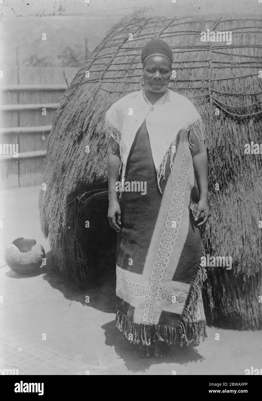 La Regina madre di Swaziland , Tazeen 3 gennaio 1923 Foto Stock