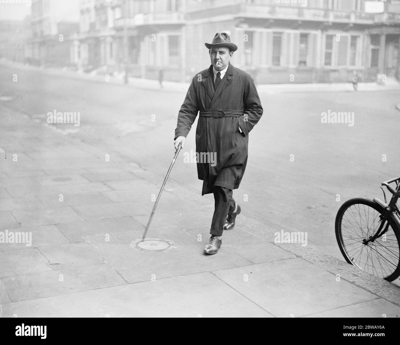 Comitato del programma di elezione del lavoro tenutosi a Eccleston Square London . Il signor Bob Williams arriva il 24 ottobre 1922 Foto Stock