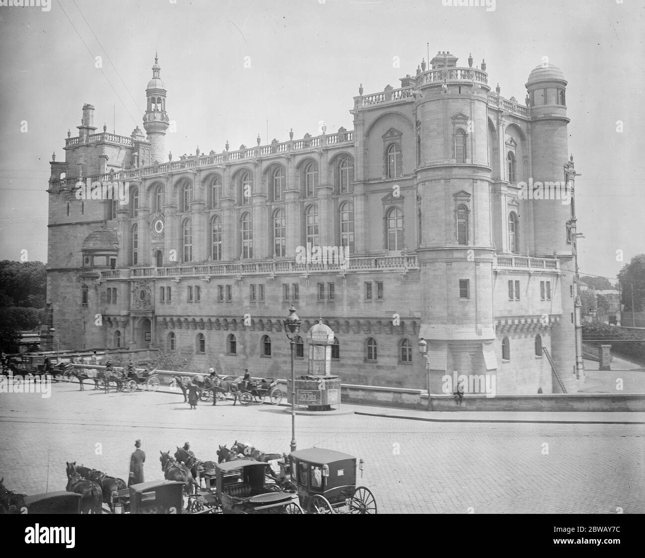 Conferenza di pace . Parigi . Il castello di St Germain en Laye dove gli austriaci firmeranno il trattato di pace . 1919 Foto Stock