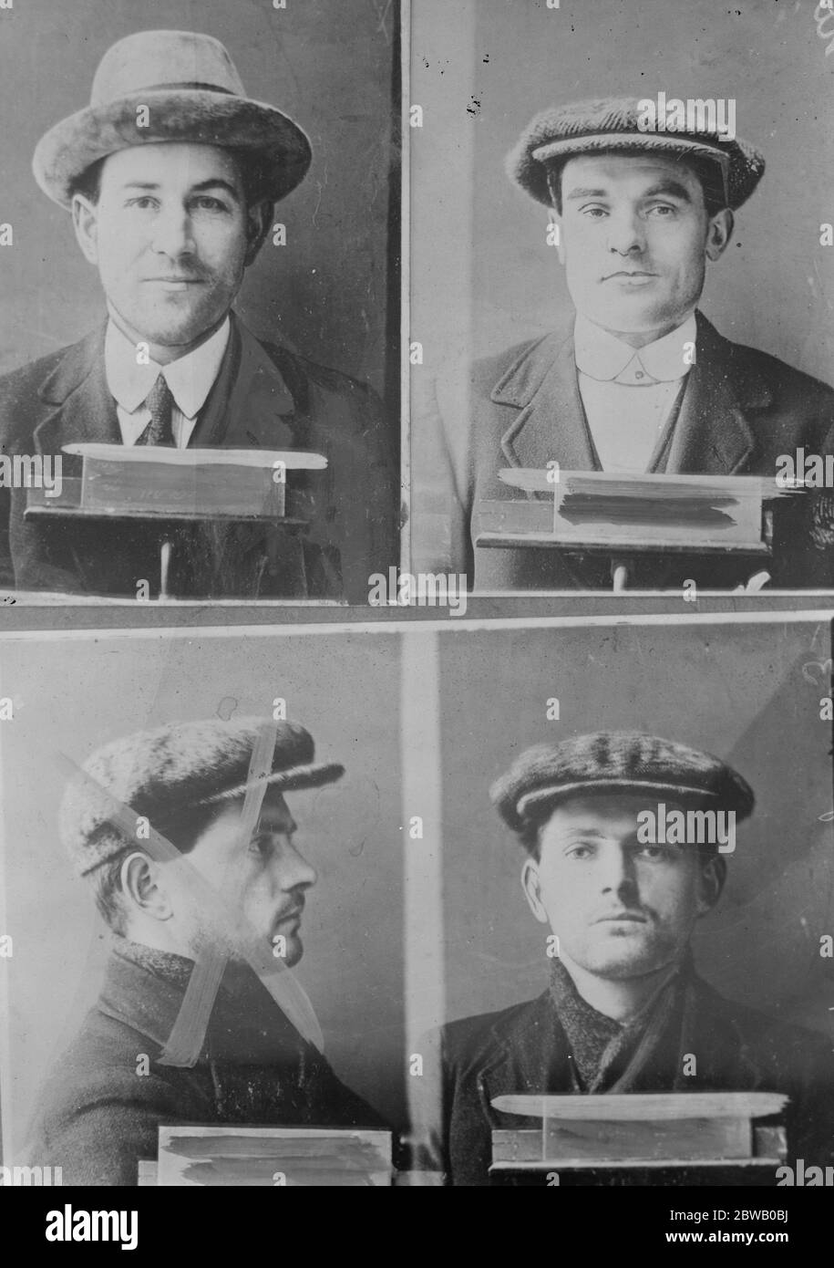 I prigionieri nel processo di cospirazione del Sinn Fein a Edimburgo in un discorso di due ore alla High Court of Justiciary Edinburgh venerdì il Lord Advocate riferendosi al presunto 16 Feiner Sinn ha caricato vita e proprietà ha detto che ha pensato che la giuria sarebbe stata soddisfatta che una cospirazione è stata inserita In senza precedenti nella sua portata , senza pari nel suo spaventoso design e inesaminato nelle terribili conseguenze che potrebbe avere portato su James Devine , Bernard McCabe e Edward Magner 19 marzo 1921 Foto Stock
