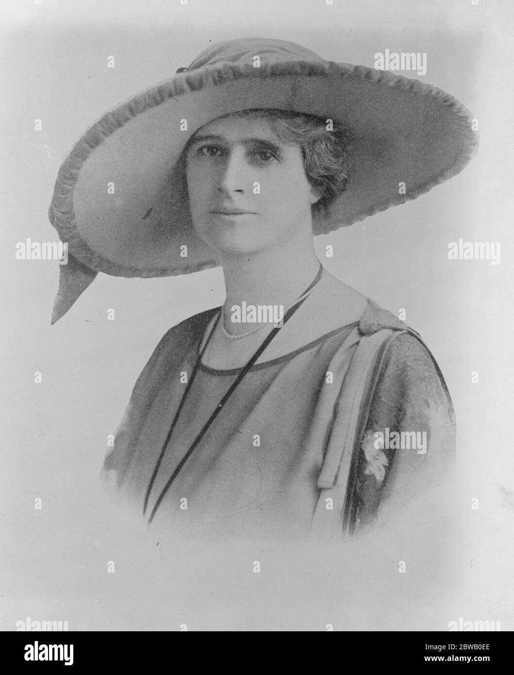 Lady Cooper candidato unionista per Walsall . 13 novembre 1922 Foto Stock
