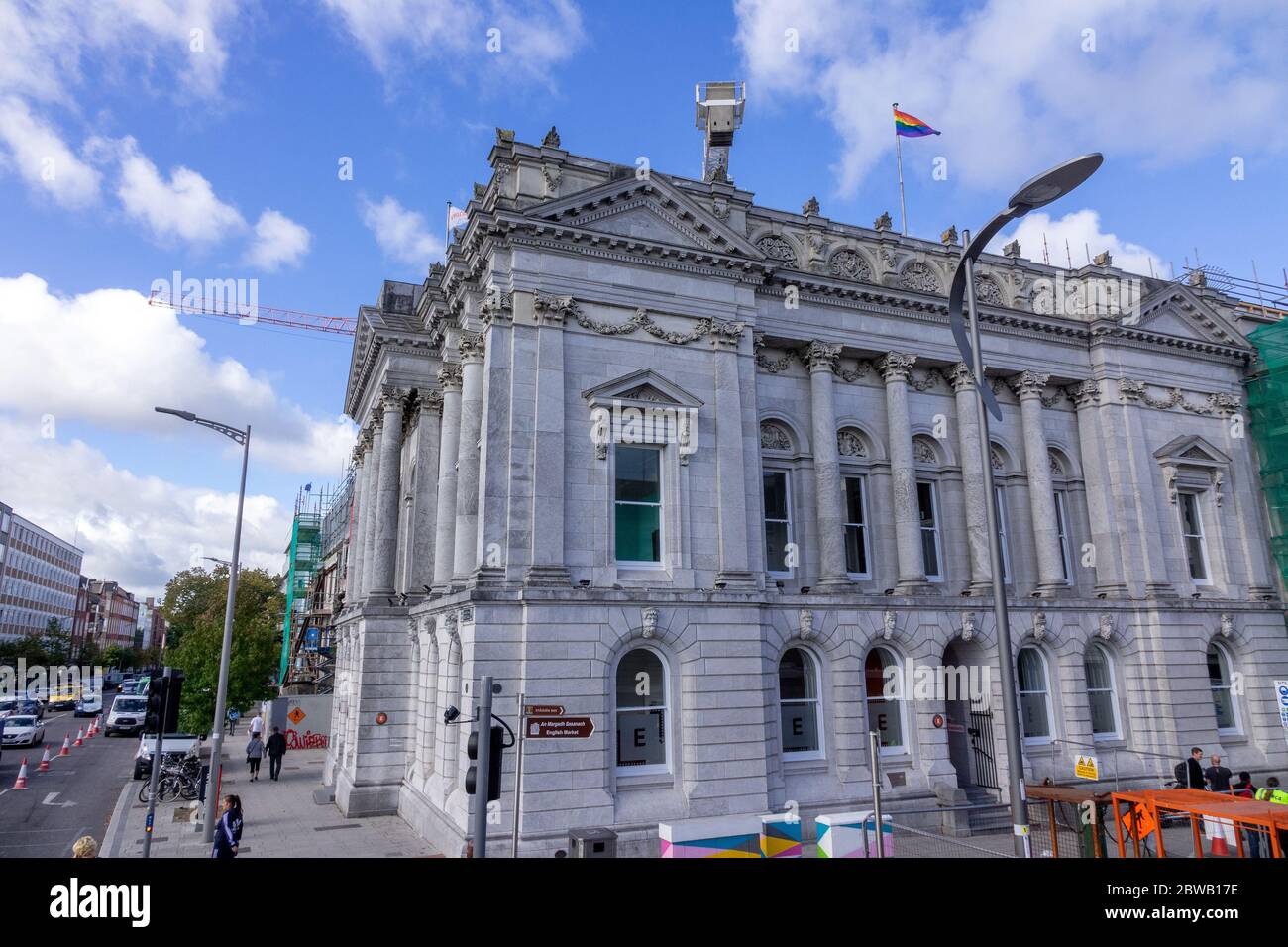 L'ex edificio della Banca Provinciale costruito nel 1865 al 97 South Mall Cork Ireland ora gli uffici di Eventbrite. Foto Stock