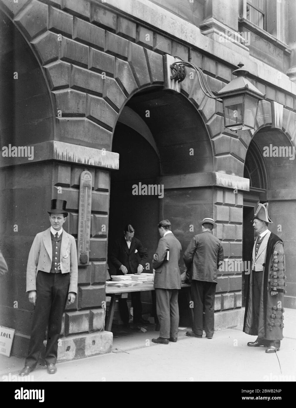 Prestito della Nuova Guerra della Banca d'Inghilterra 1915 giugno Foto Stock