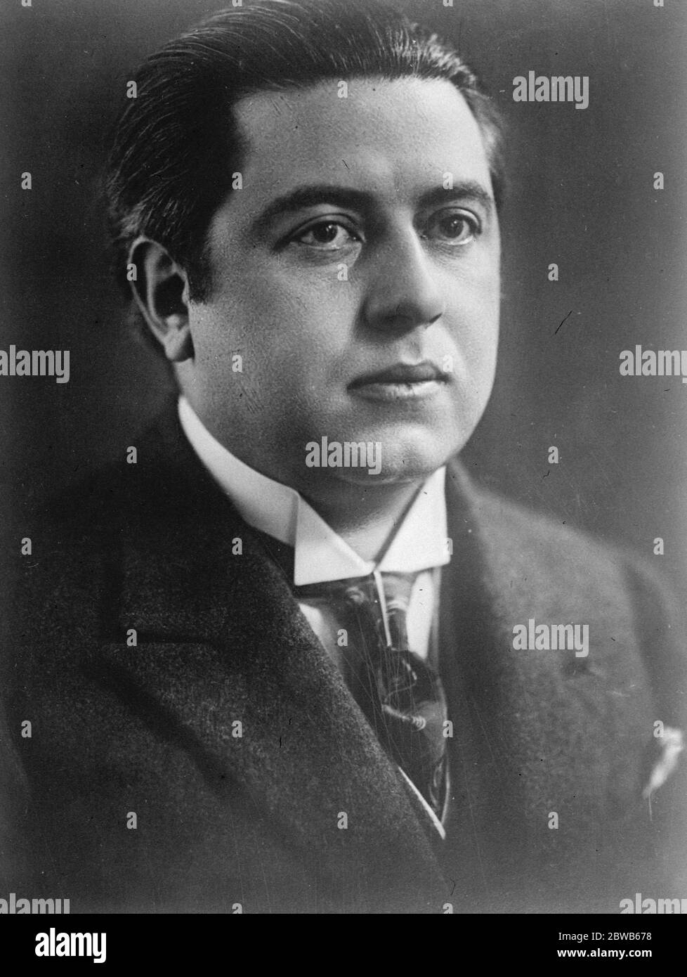 M Henri Beraud , giornalista e romanziere francese . 30 ottobre 1924 Foto Stock