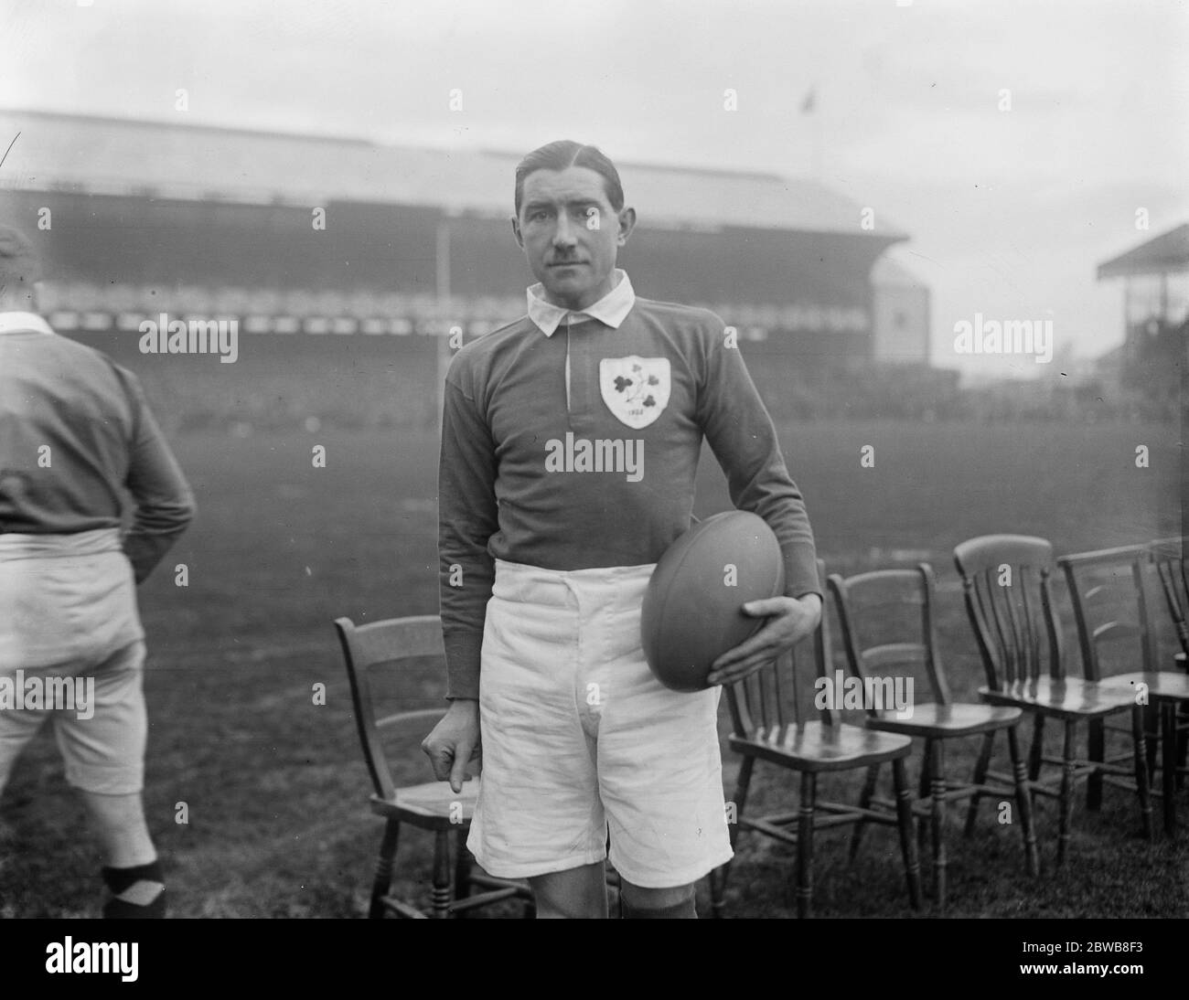 William Crawford , capitano di rugby irlandese 1925 Foto Stock