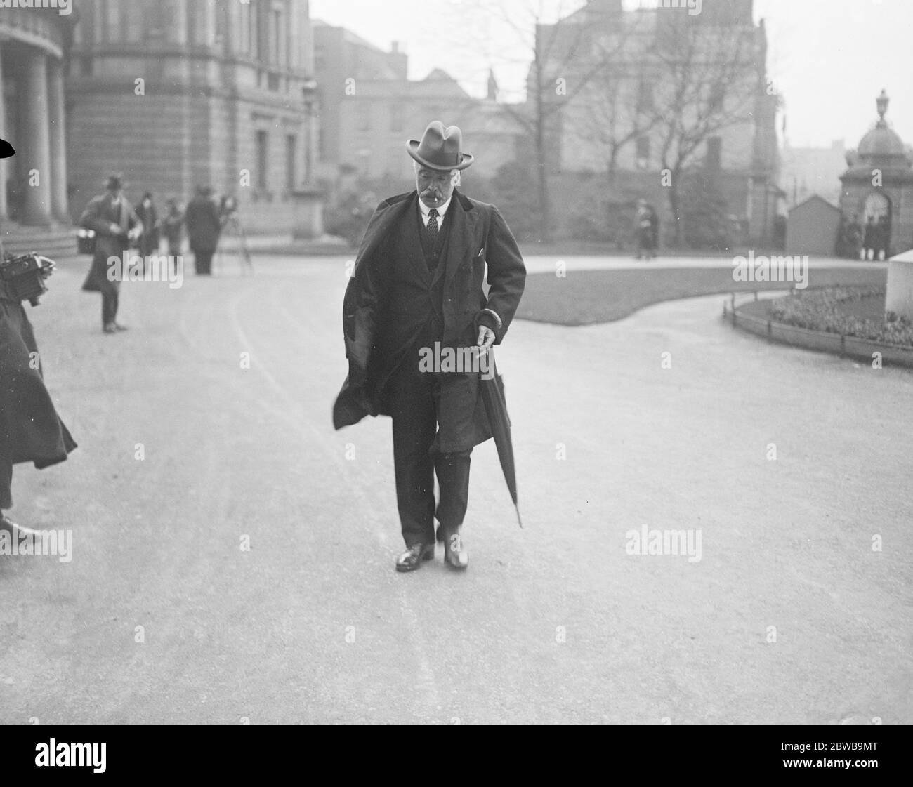 Primo discorso del Governatore Generale d'Irlanda ad entrambe le case a Dublino . Arrivo di Lord Glenavy . E' stato eletto presidente del Senato. 13 dicembre 1922 Foto Stock