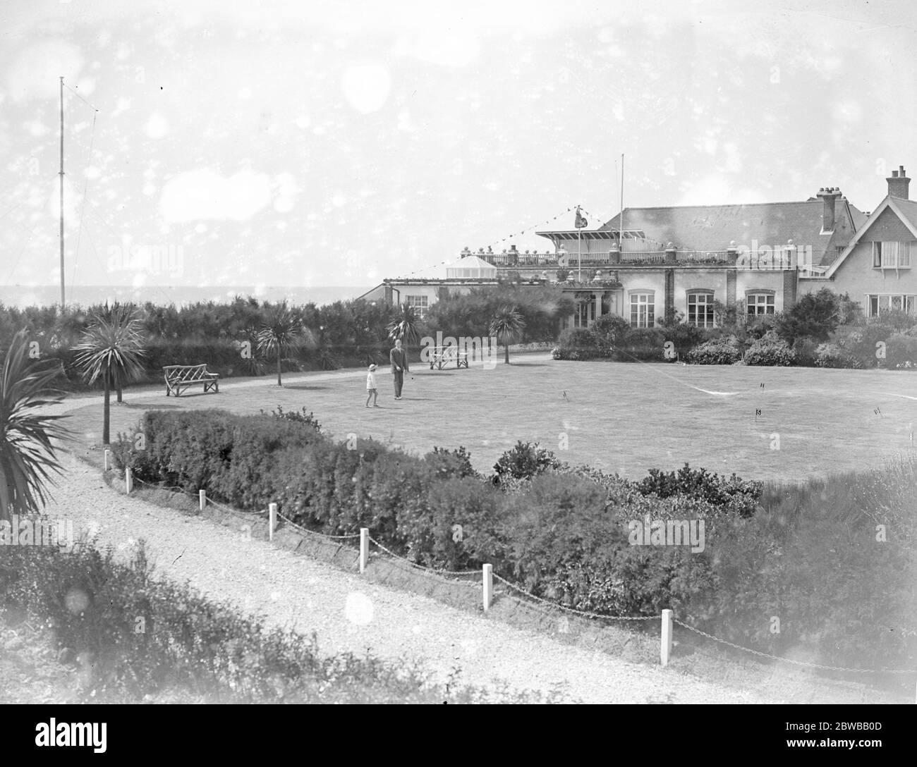 Angmering club sportivo in Sussex . 7 agosto 1923 Foto Stock