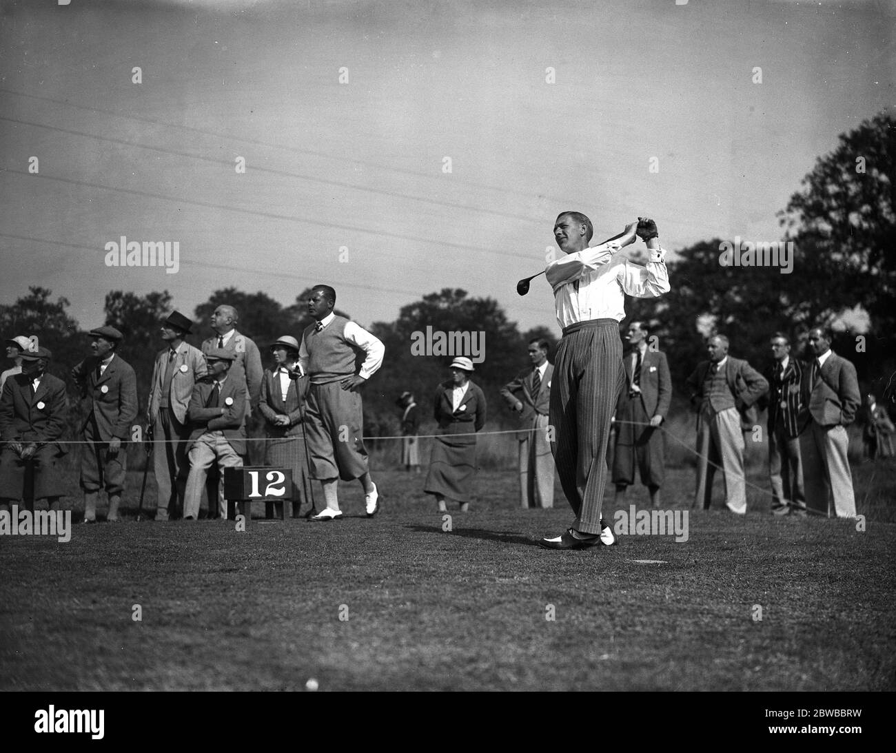 Squadra della Ryder Cup al Leatherhead Golf Club . J. Busson. Foto Stock