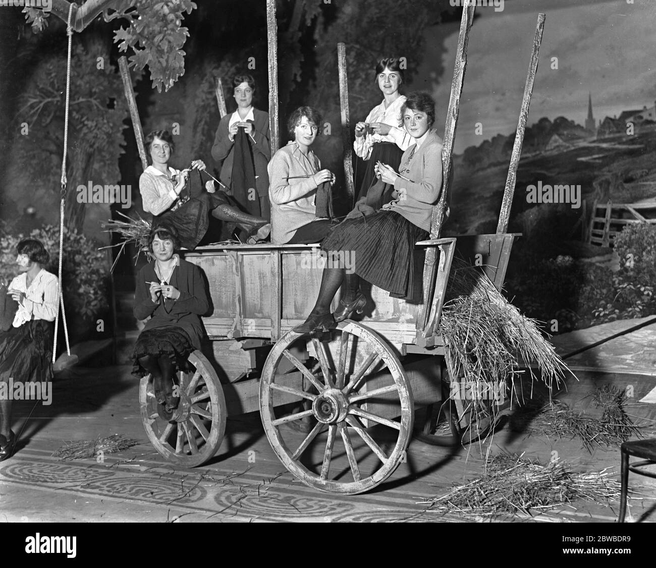 Teatro di Daly . Country Girls co maglia per il belga . Foto Stock