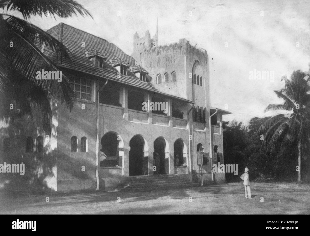 German East Africa dares Salaam , edifici governativi agosto 1921 Foto Stock