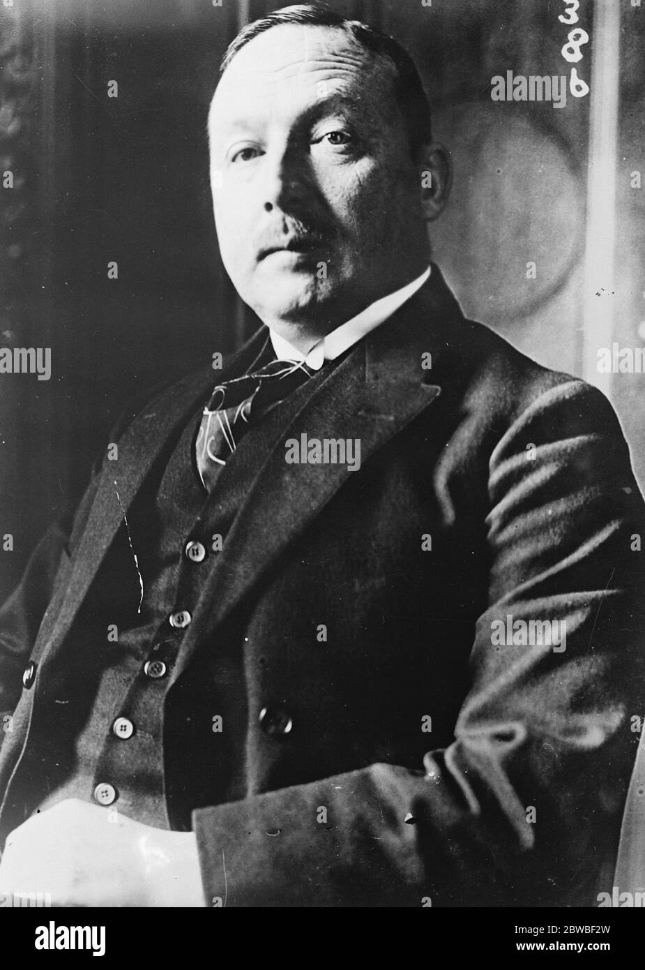 Nuovo ambasciatore tedesco a Parigi . Il dottor Hermes , che viene nominato nuovo ambasciatore tedesco , a Parigi . 25 agosto 1923 Foto Stock