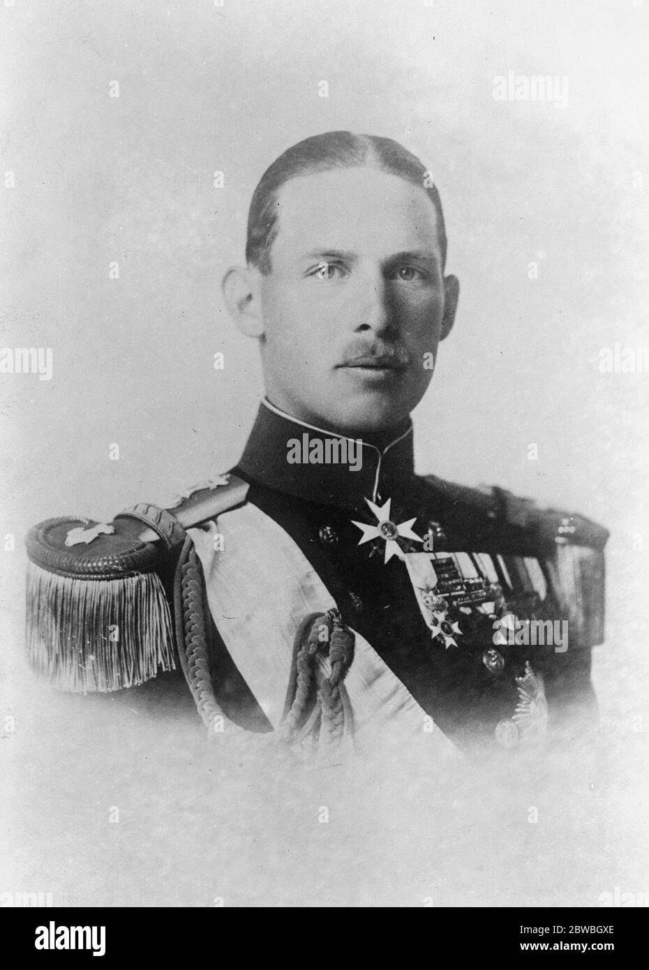Il re di Grecia , Giorgio II 13 aprile 1923 Foto Stock