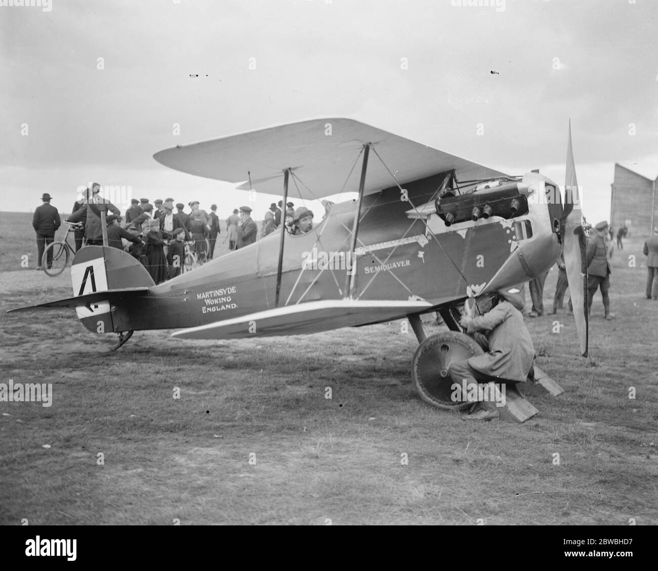 La corsa aerea dell'anno il Martynside semi Quaver di Raynham 2 ottobre 1920 Foto Stock