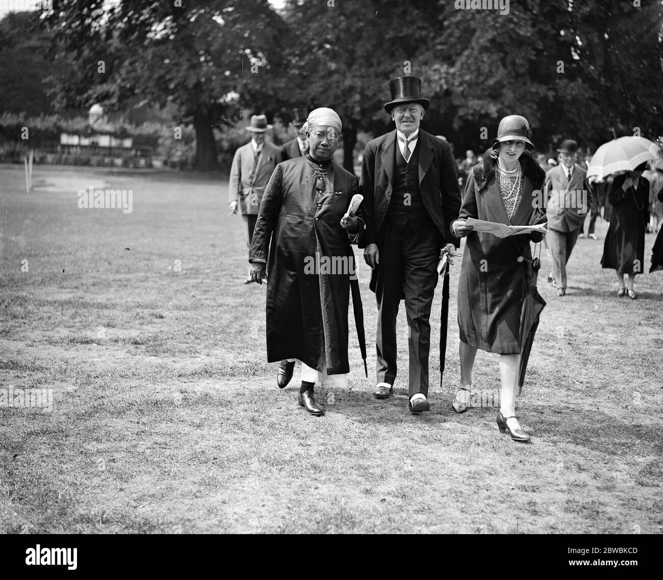 Festa dell'Impero Indiano al Ranelagh Sawba di Mongimit con col e la signora Carrett 3 luglio 1929 Foto Stock