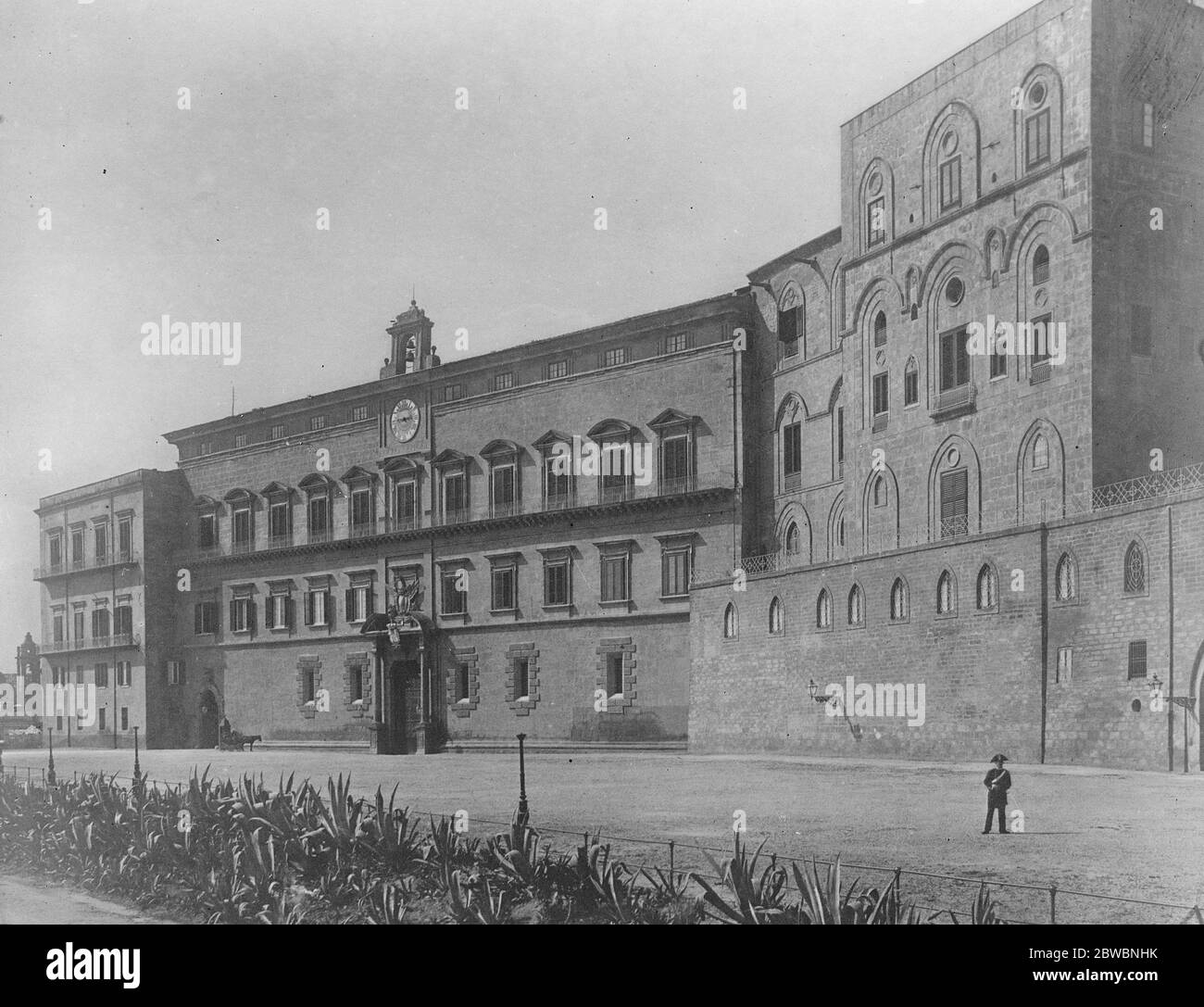 Palazzo reale di Palermo 1921 Foto Stock